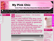 Tablet Screenshot of mypinkchic.com